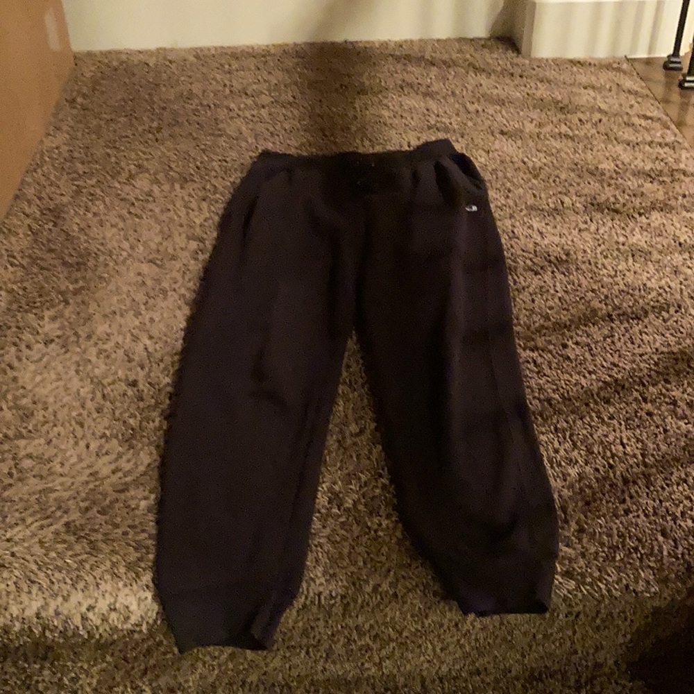 black champion jogger sweats